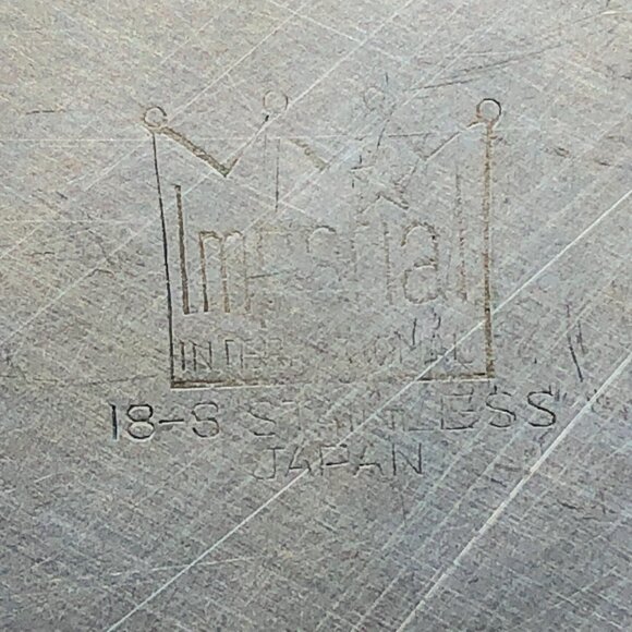 Midcentury Imperial International Japan Stainless Steel Wooden Lid Fondue Pot - Picture 7 of 10